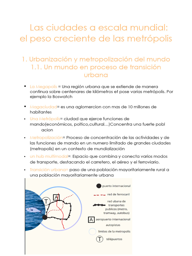 Crecimiento de Metrópolis Globales | PDF