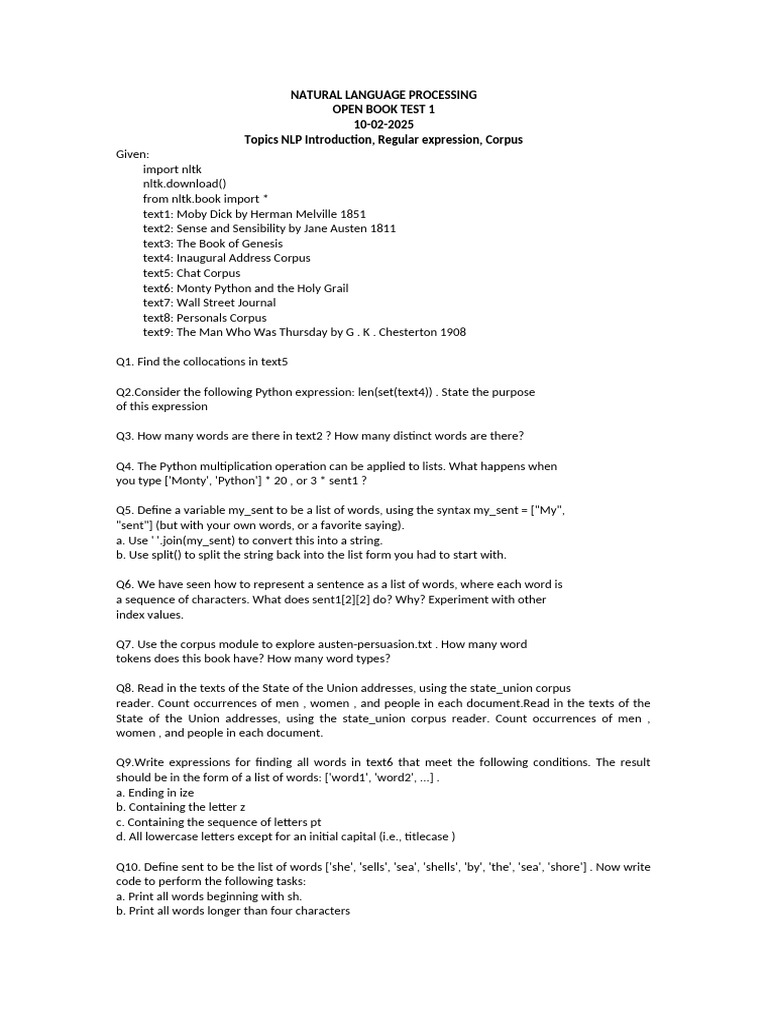 Open Book Test1 | PDF | Computer Programming | Software Engineering