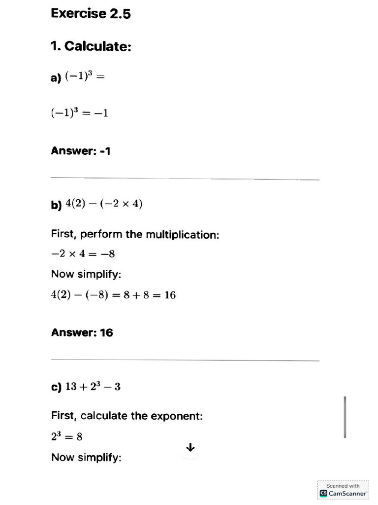 Exercise 2.5 | PDF