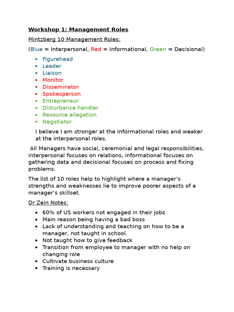 Understanding Management Roles and Strategies | PDF | Corporate Social ...