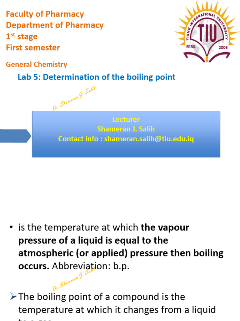 Boiling Point | PDF