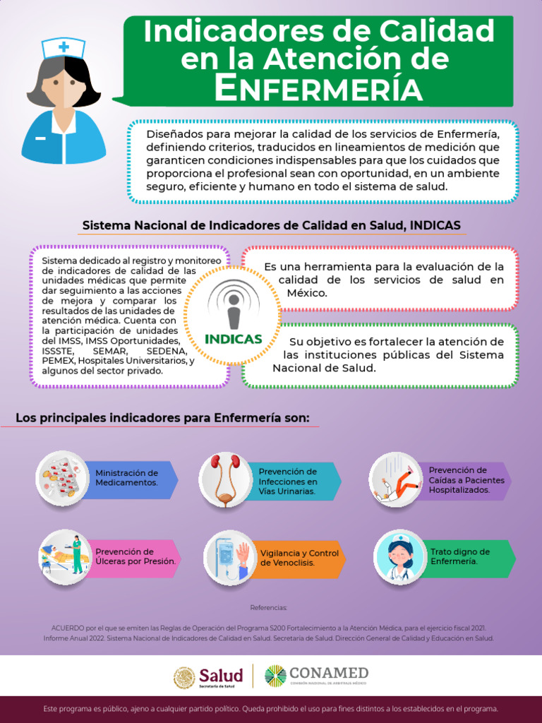 Indicadores de Calidad en Enfermería | PDF | Enfermería | Cuidado de la ...