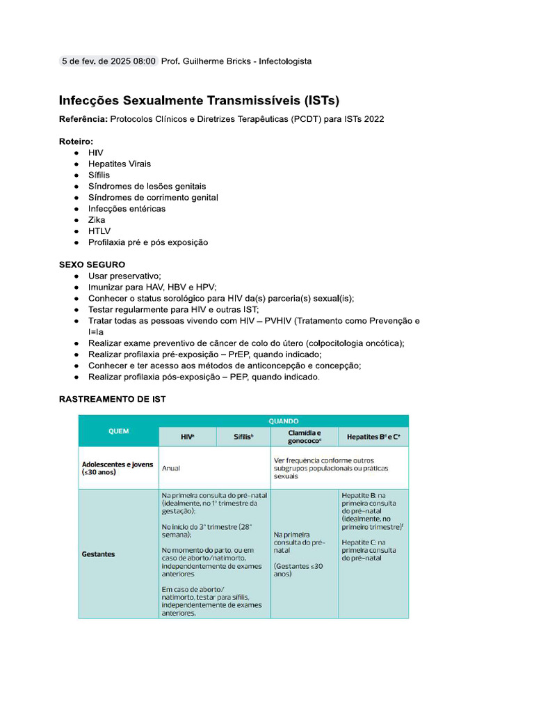Resumo IST | PDF
