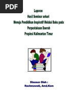 Download Laporan Hasil Seminar Pendidikan if Melalui Buku by Rachma Wati SN82925335 doc pdf