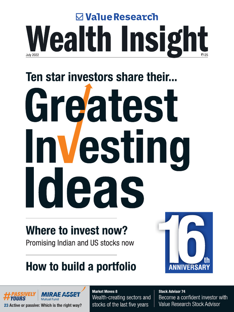 Wealth-Insight - Jul 2022 | PDF | Investing | Mutual Funds