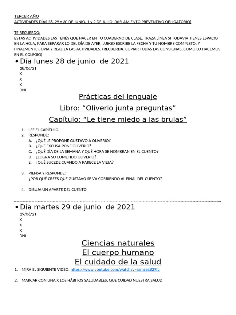TERCER A 1 28 De Junio Alislamiento PDF