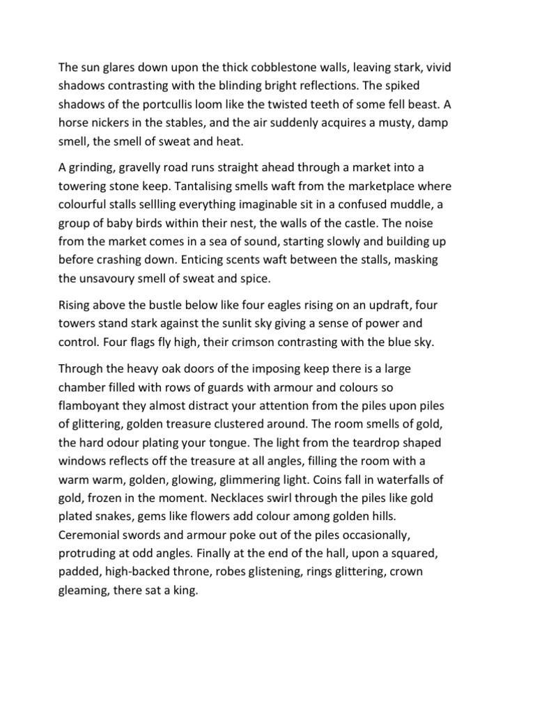 Castle society essay image