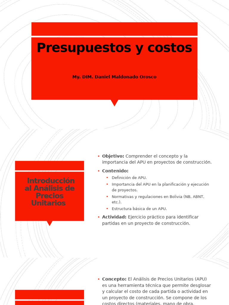 Presupuestos y Costos Clase 2 | PDF | Presupuesto | Economias
