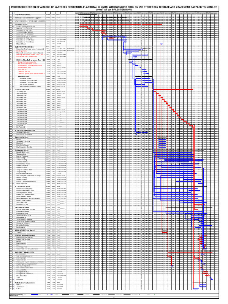 17-Storey Residential Flat Project Plan | PDF | Structural Engineering ...