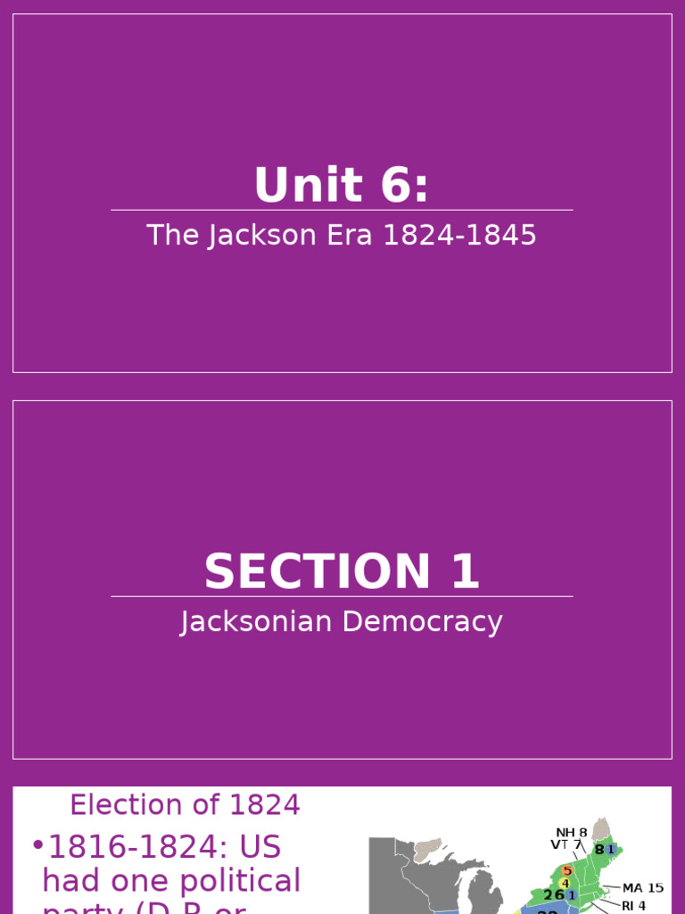 Jacksonian Democracy: Elections & Policies | PDF | Whig Party (United ...