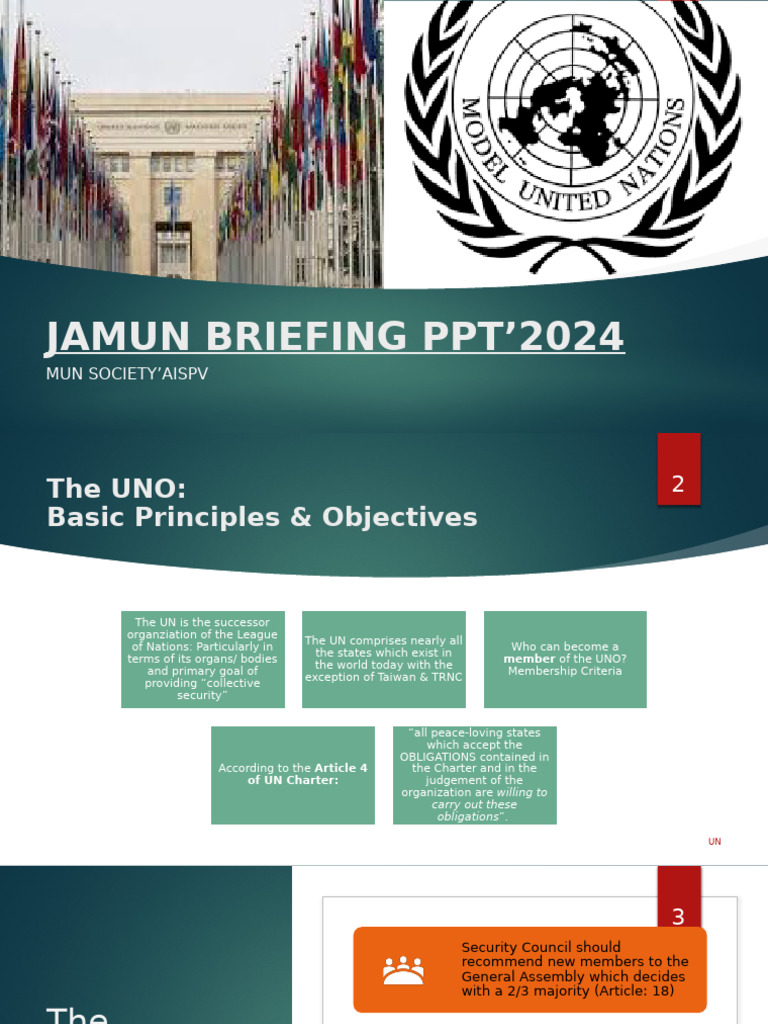 JAMUN 2024 MUN Briefing Guide | PDF | United Nations | International ...