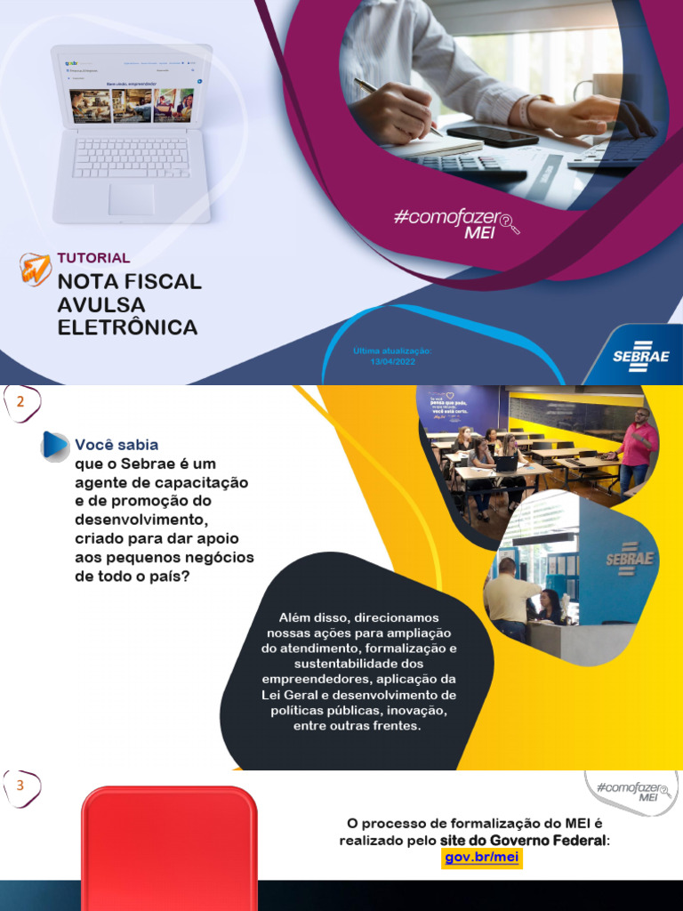 Guia para Emissão de NFA-e MEI | PDF | Recibo