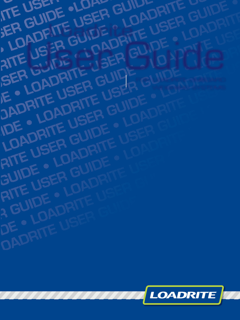 Loadride LRUserGuide 80885-00 | PDF | Lift (Force) | Trigger (Firearms)