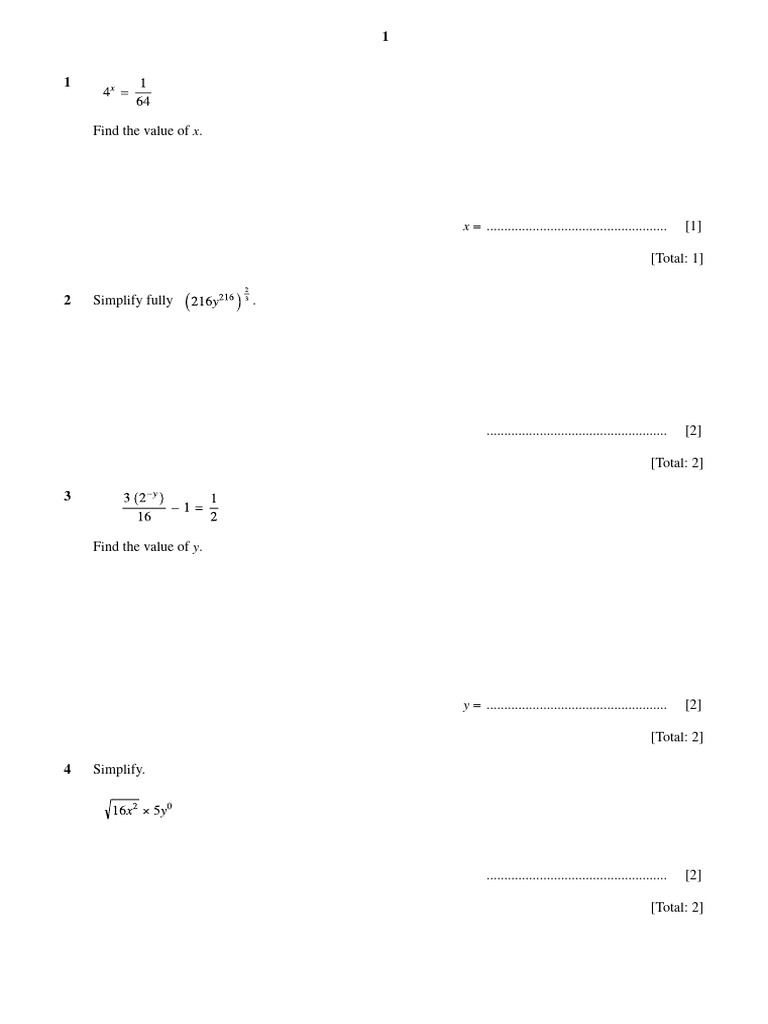 Math Problem Solving Worksheet | PDF