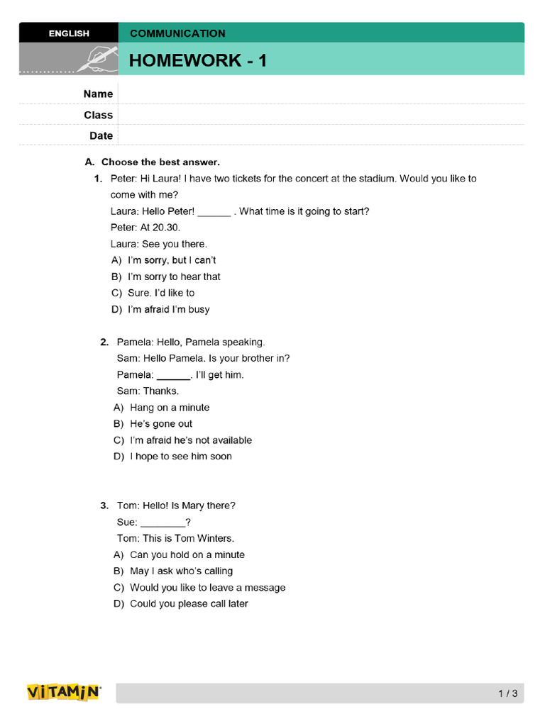 Unit 4 Test 1 | PDF