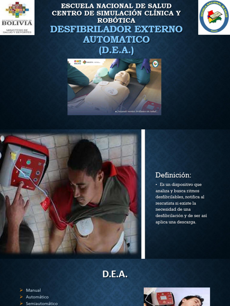 Desfibrilador Externo Automatico (Dea) | PDF | Reanimación ...