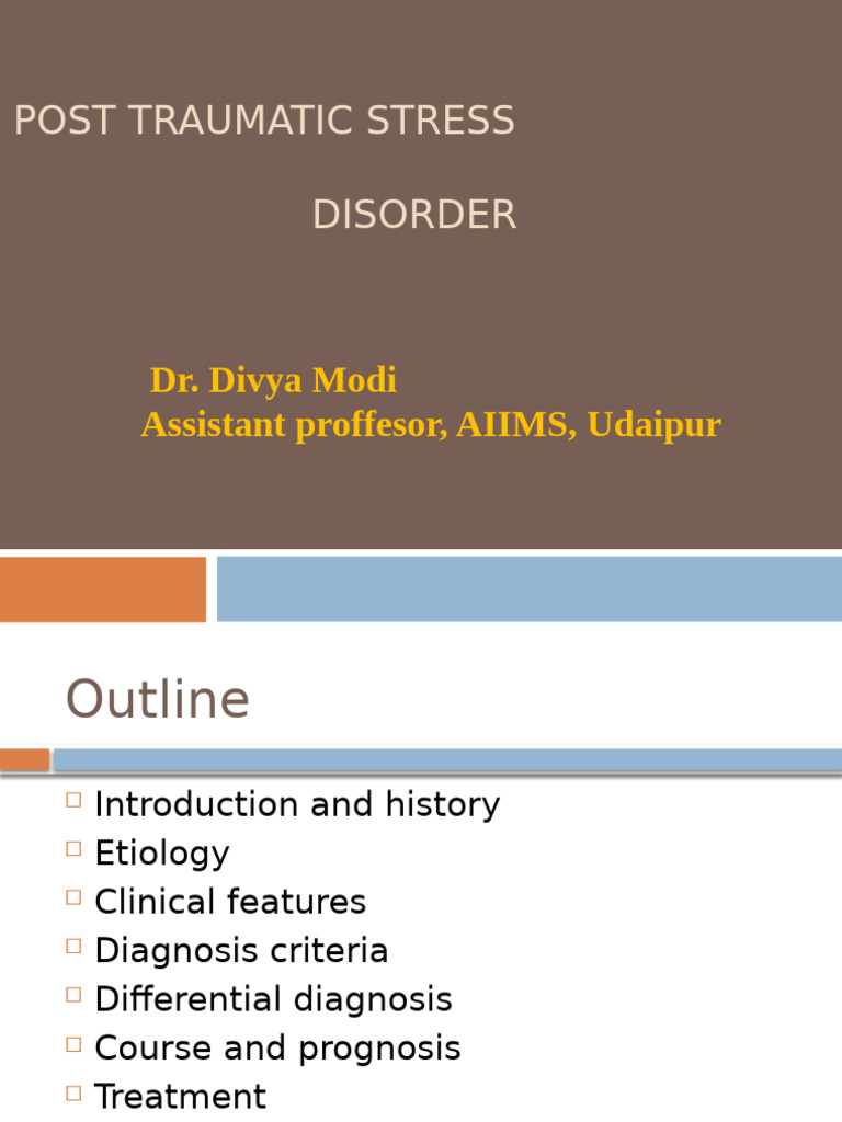 Post Traumatic Stress | PDF | Psychological Trauma | Psychotherapy
