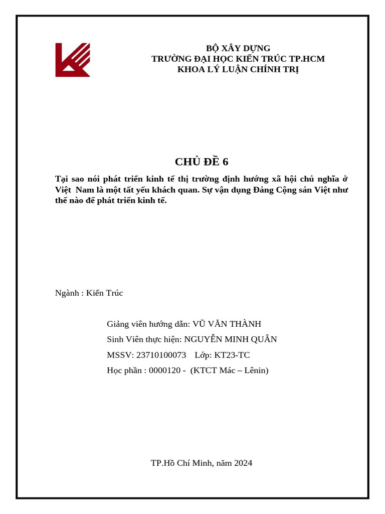 KTCT Mác - Lênin | PDF