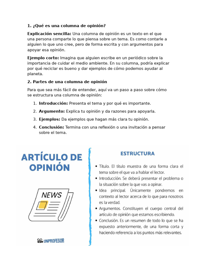 La Columna de Opinión | PDF