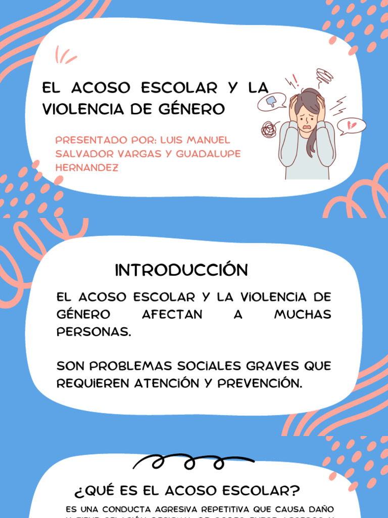 El Acoso Escolar y La Violencia de Género - 20250214 - 234153 - 0000 | PDF