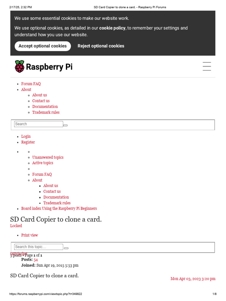 Clone SD Card on Raspberry Pi Guide | PDF | Raspberry Pi | Linux
