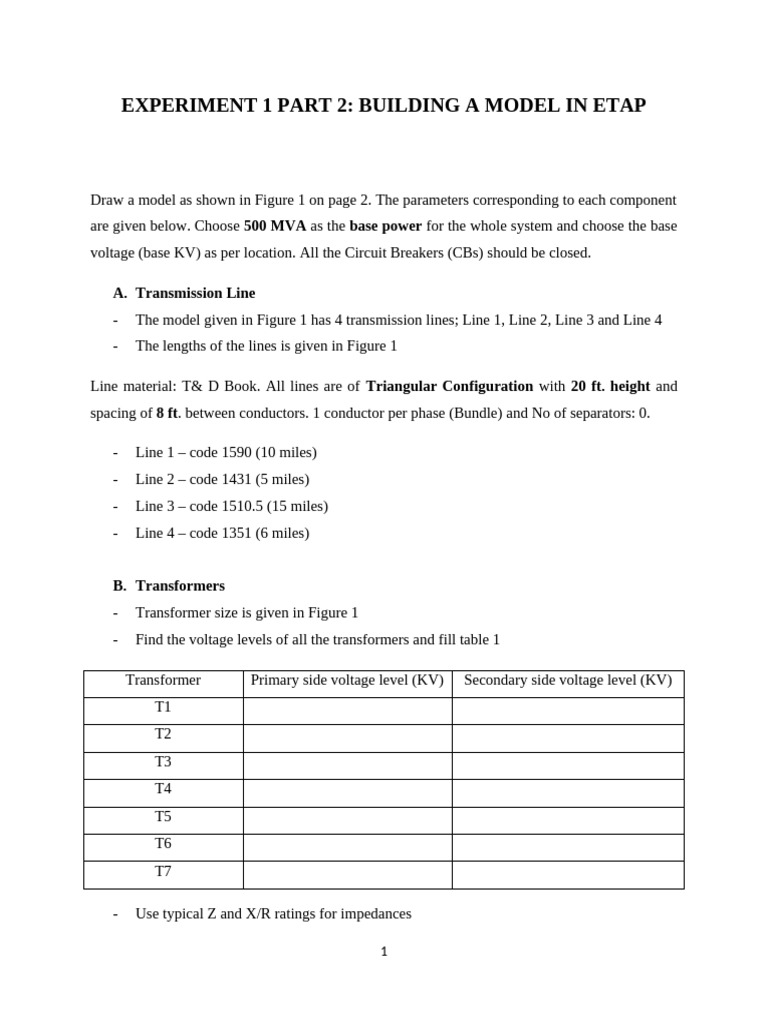EE 4431 Exp 2 | PDF | Electric Power Transmission | Transformer