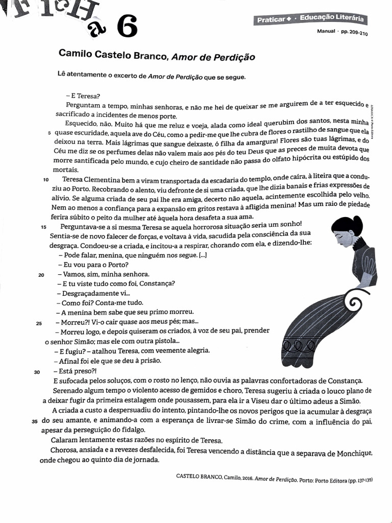 Análise do Narrador em Amor de Perdição | PDF