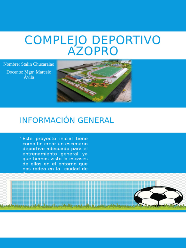 Complejo Deportivo Azopro Completo | PDF | Marketing | Deportes