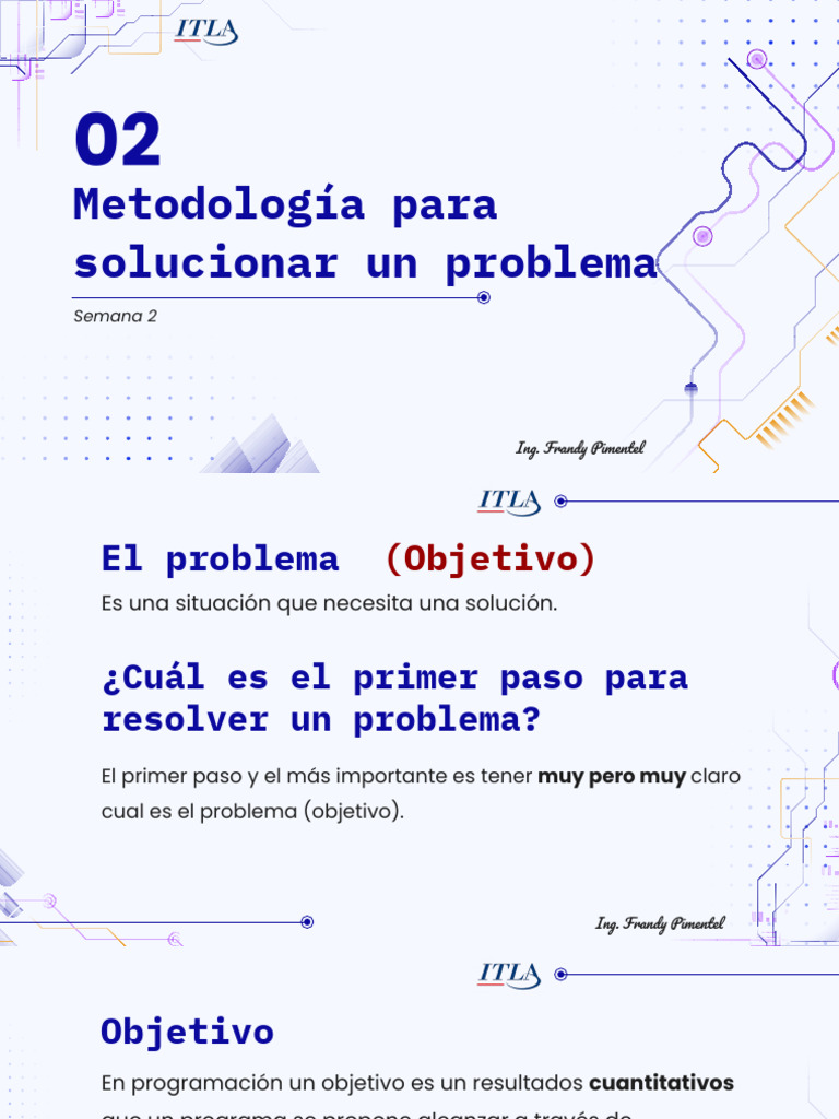 Metodología para Resolver Problemas en Programación | PDF | Algoritmos ...
