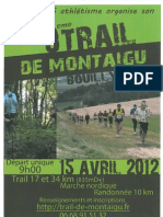 Trail de Montaigu 15 Avril 2012