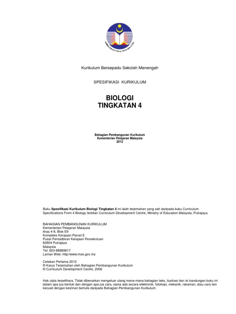 Bio Form 4 | PDF