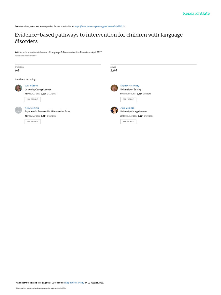 Ebbels Et Al-2019-International Journal of Language Communication ...