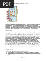 Refrigerator Maintenance Checklist Guide | PDF | Cooking, Food & Wine ...