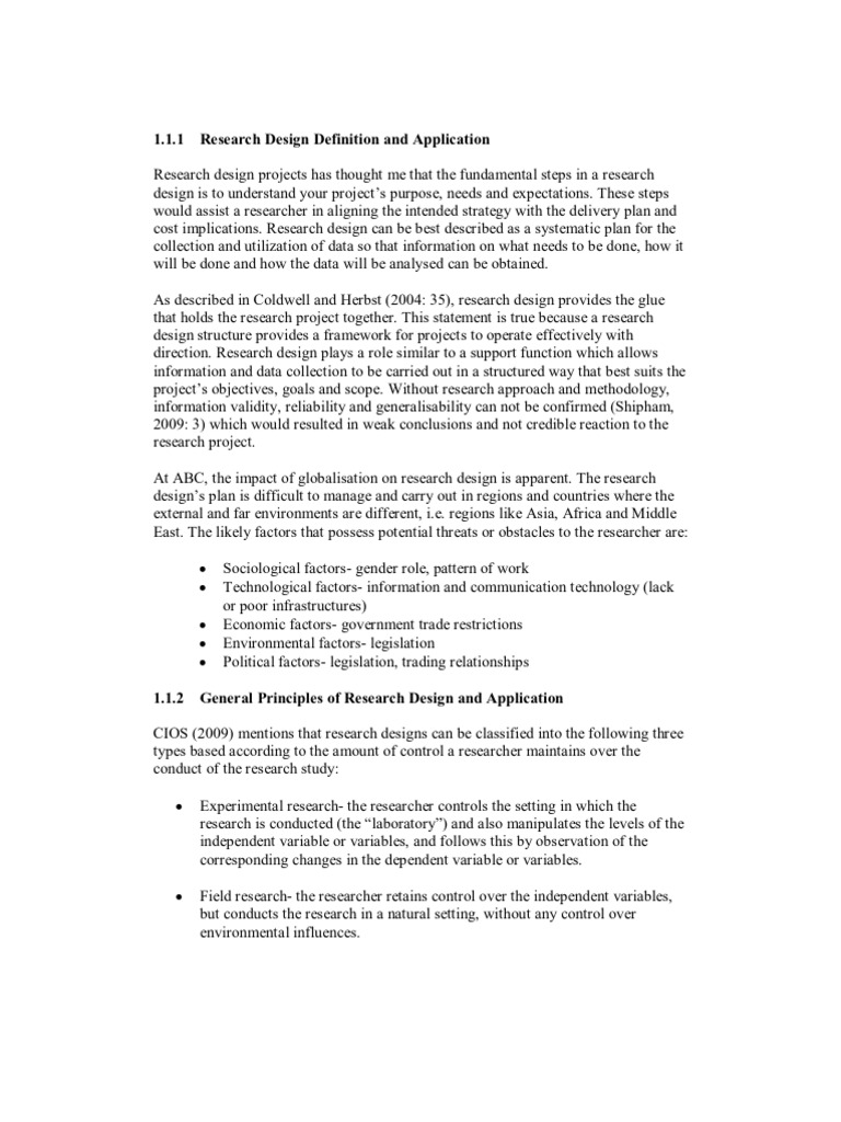 Research Design Literature Review | PDF | Sampling (Statistics ...