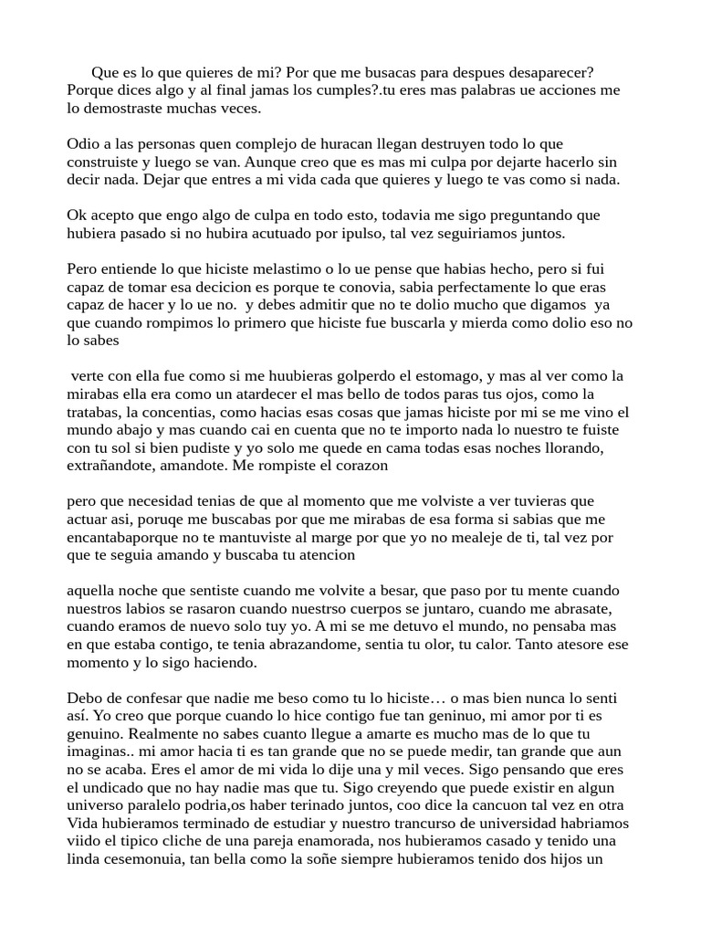 Reflexiones sobre el amor perdido | PDF | Amor