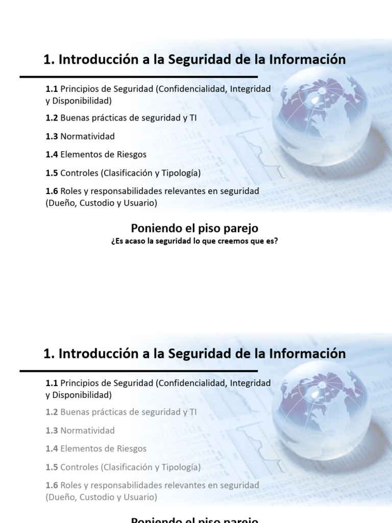 Introducción A La Seguridad de La Información | PDF | La seguridad ...