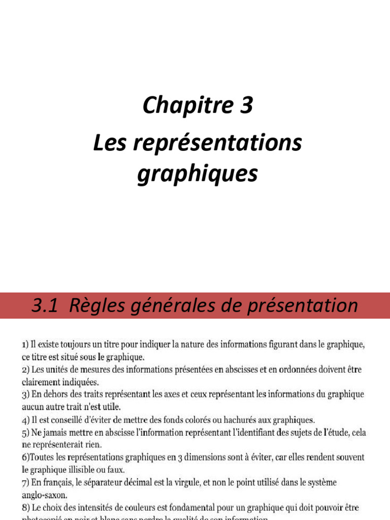 Représentations graphiques en statistiques | PDF | Théorie statistique