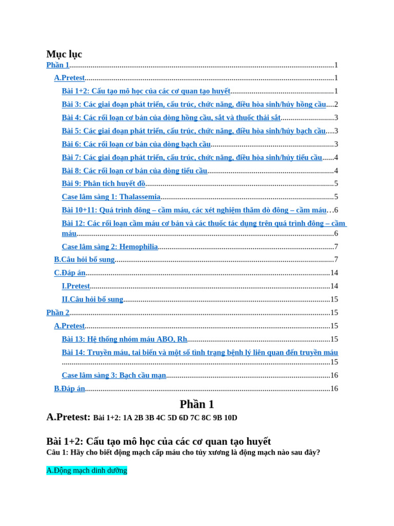 Pre Test | PDF