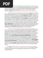 global warming short essay in english