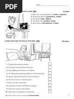 Bright Ideas 1 Unit 8 Test Caps | PDF