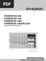 Um Power Pod 620 Power Pod 740 Power Pod 1060 Power Pod 1062 Deluxe en