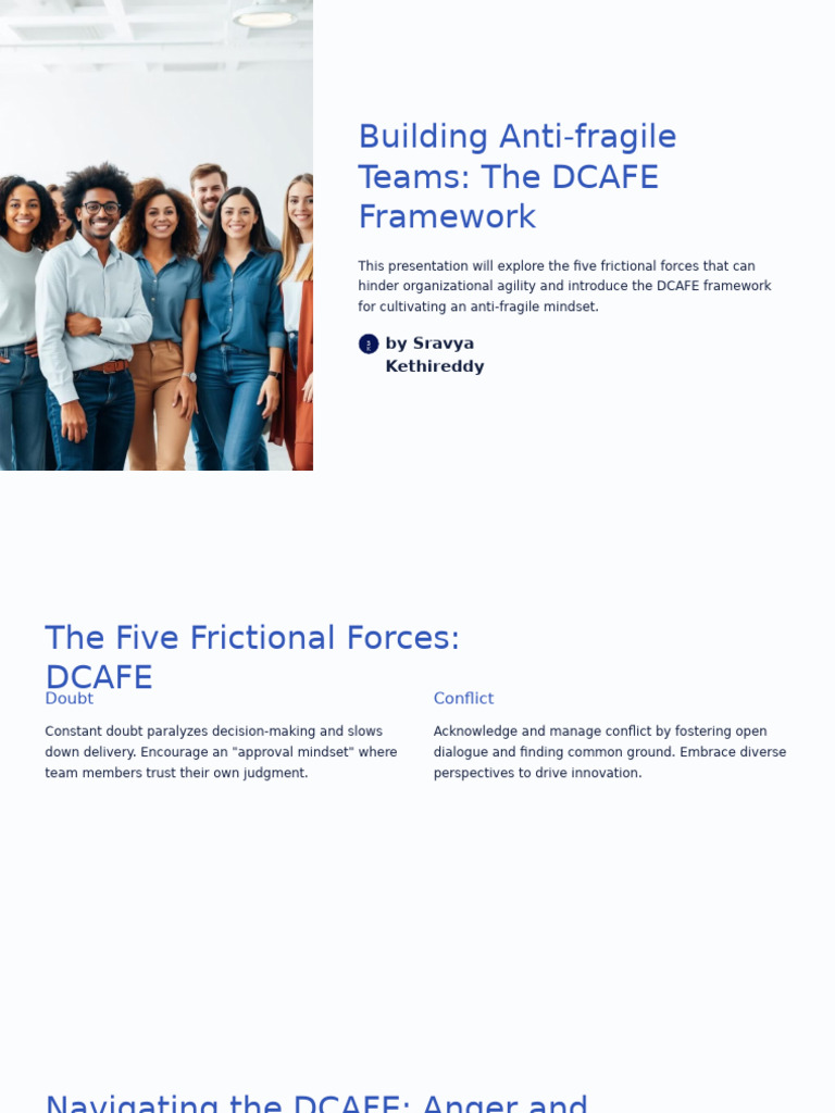 Building Anti Fragile Teams The DCAFE Framework - PPTX - 20250209 ...