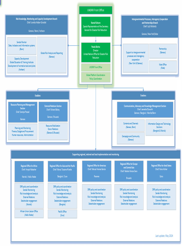 UNDRR Organizational Structure Overview | PDF | Risk Management ...