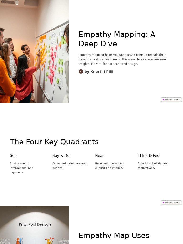 Empathy Mapping A Deep Dive | PDF