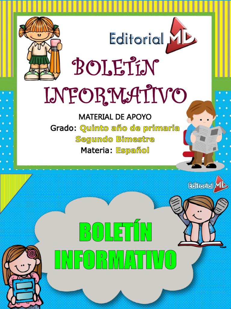 Guía para Crear un Boletín Informativo Escolar | PDF | Comunicación humana