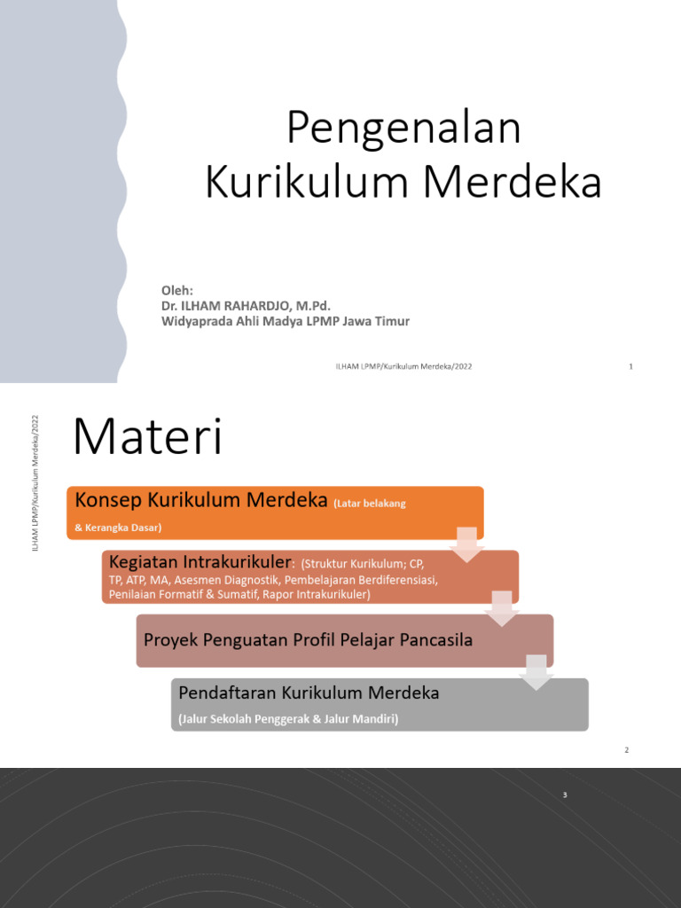 Panduan Kurikulum Merdeka 2022 | PDF