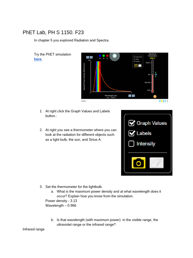 Exploring Light and Radiation with PhET | PDF