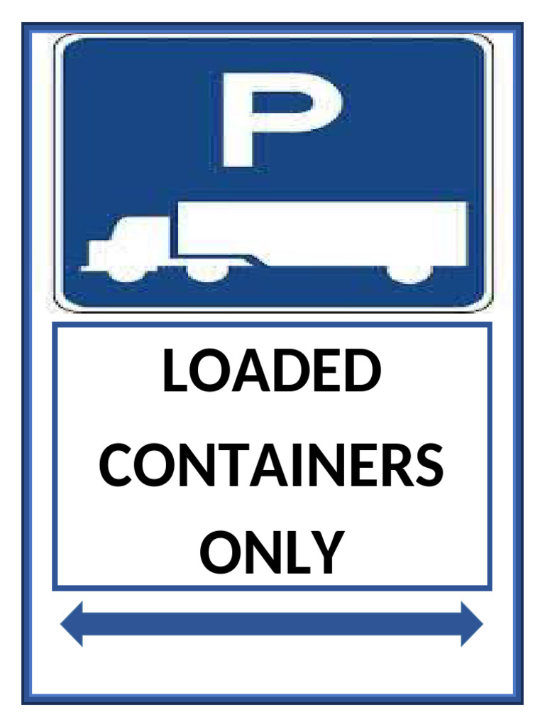Loaded Container | PDF