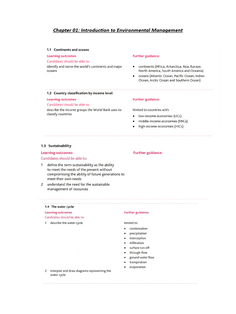 Chapter 01 Introduction To Environmental Management System | PDF