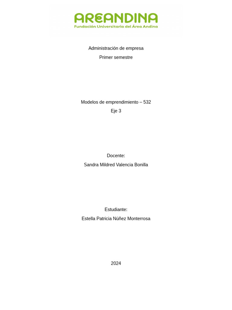 Modelos de Negocio y Emprendimiento | PDF | Modelo de negocio | Mercado ...